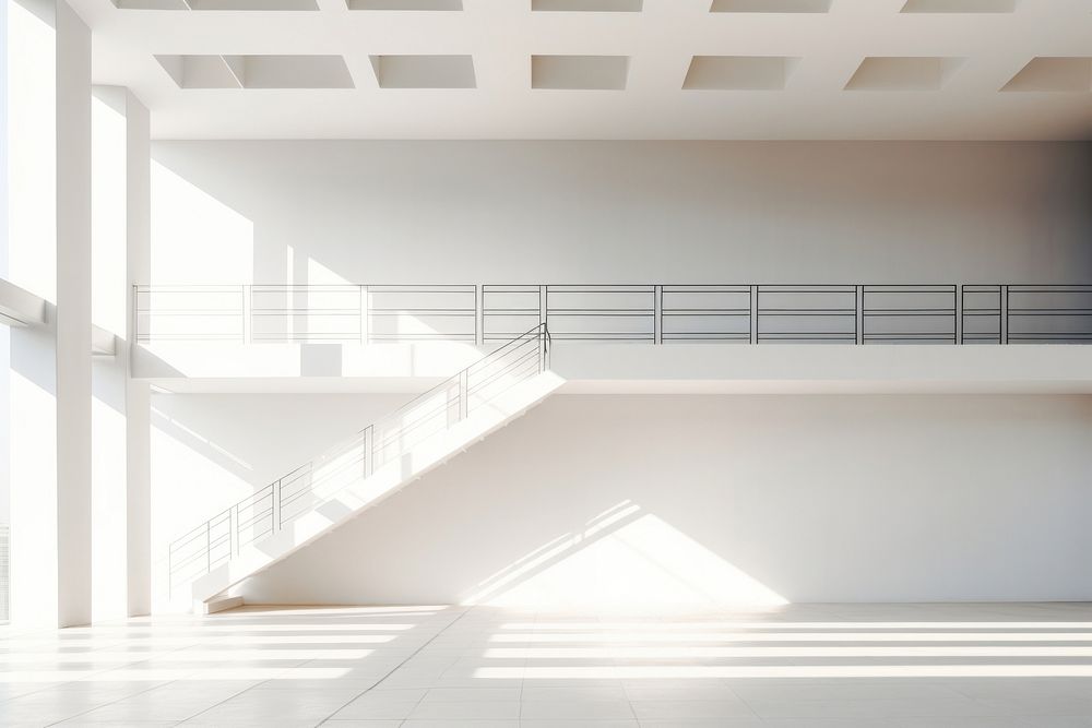 Architecture staircase building handrail. AI generated Image by rawpixel.