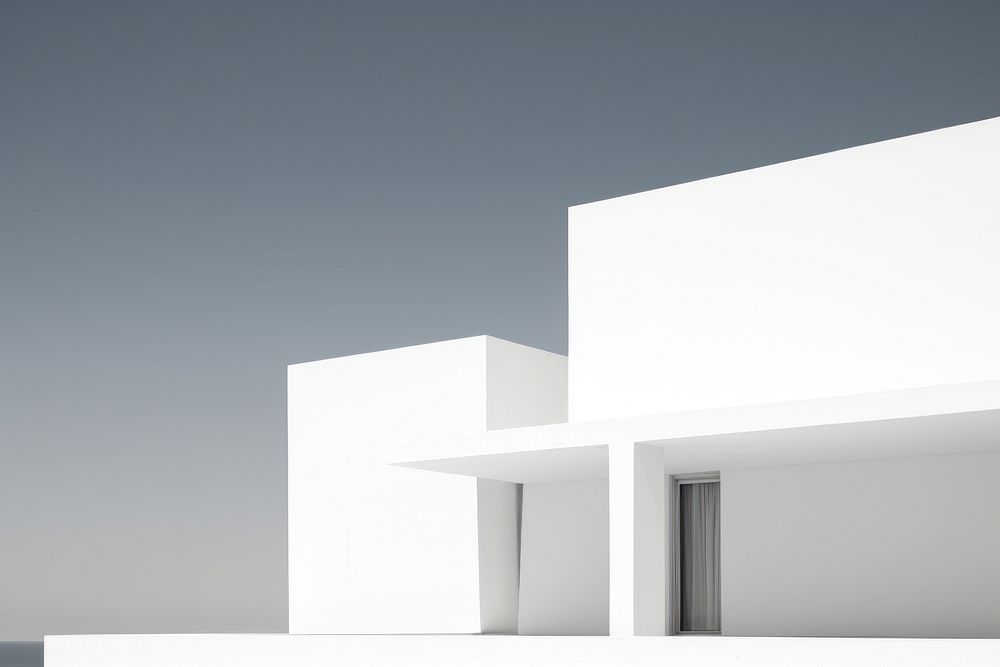 Architecture building white indoors.