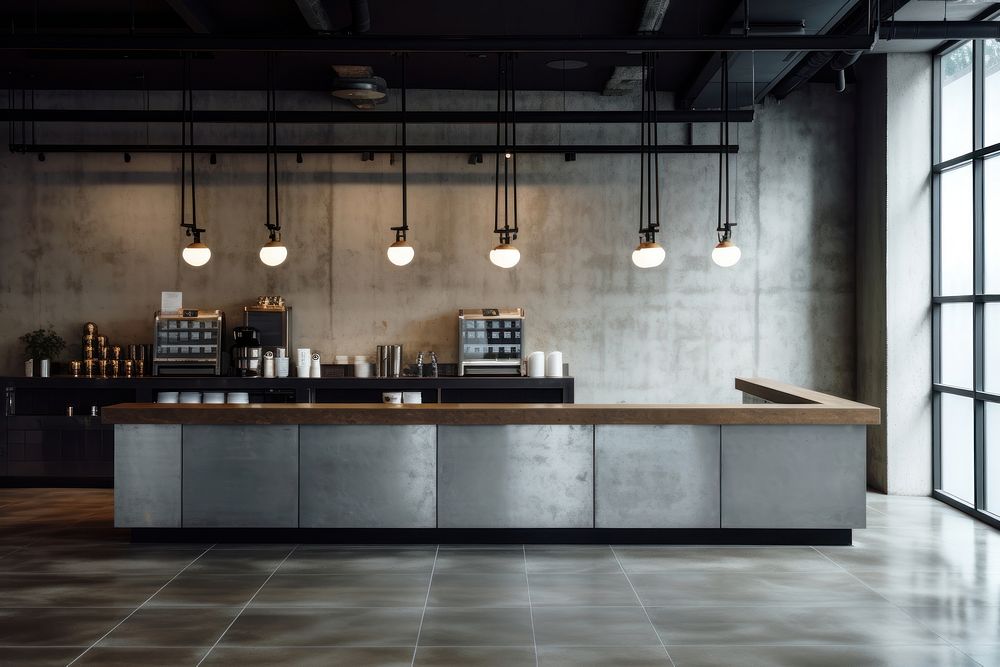 Shop architecture building kitchen. AI generated Image by rawpixel.