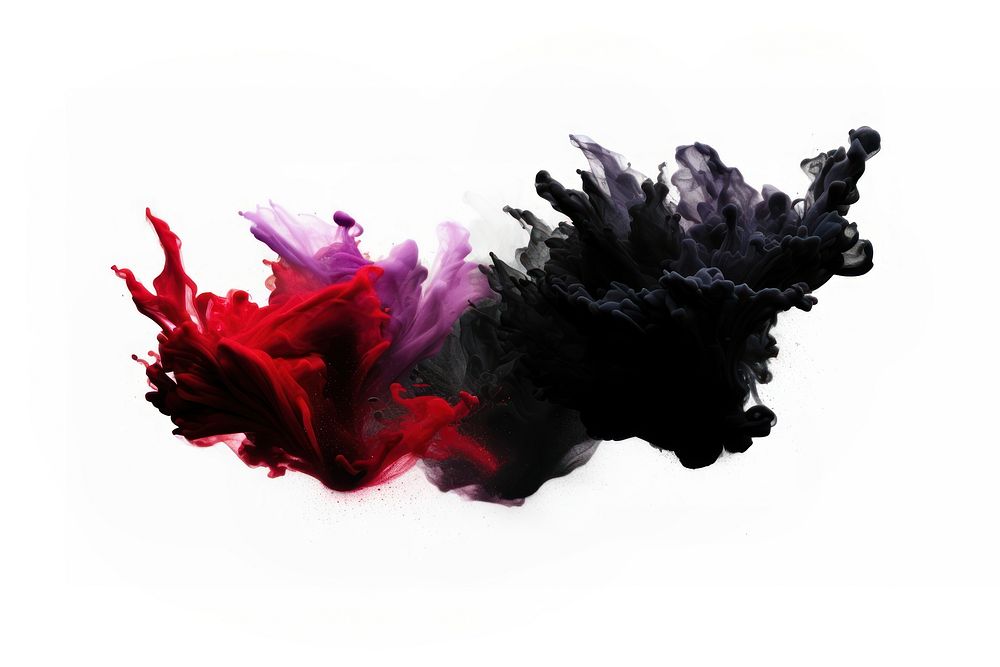 Color splash black white background splattered. AI generated Image by rawpixel.