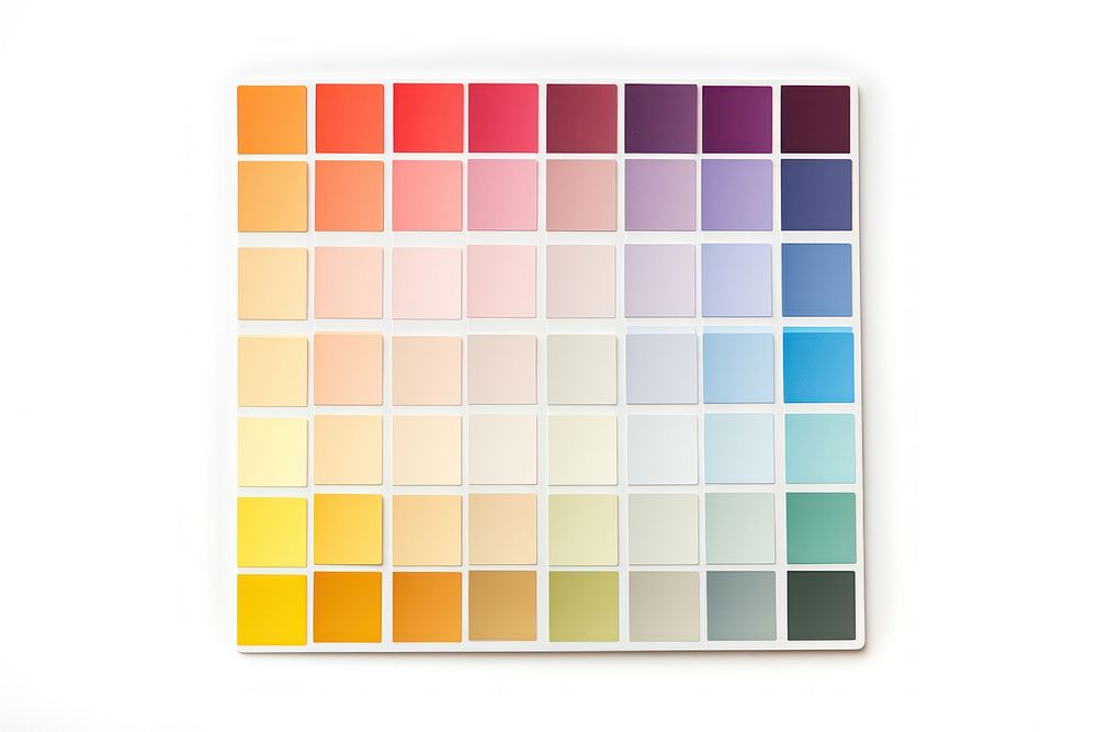 Color backgrounds palette white background. AI generated Image by rawpixel.