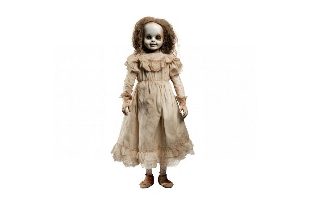 Creepy costume doll toy. AI generated Image by rawpixel.