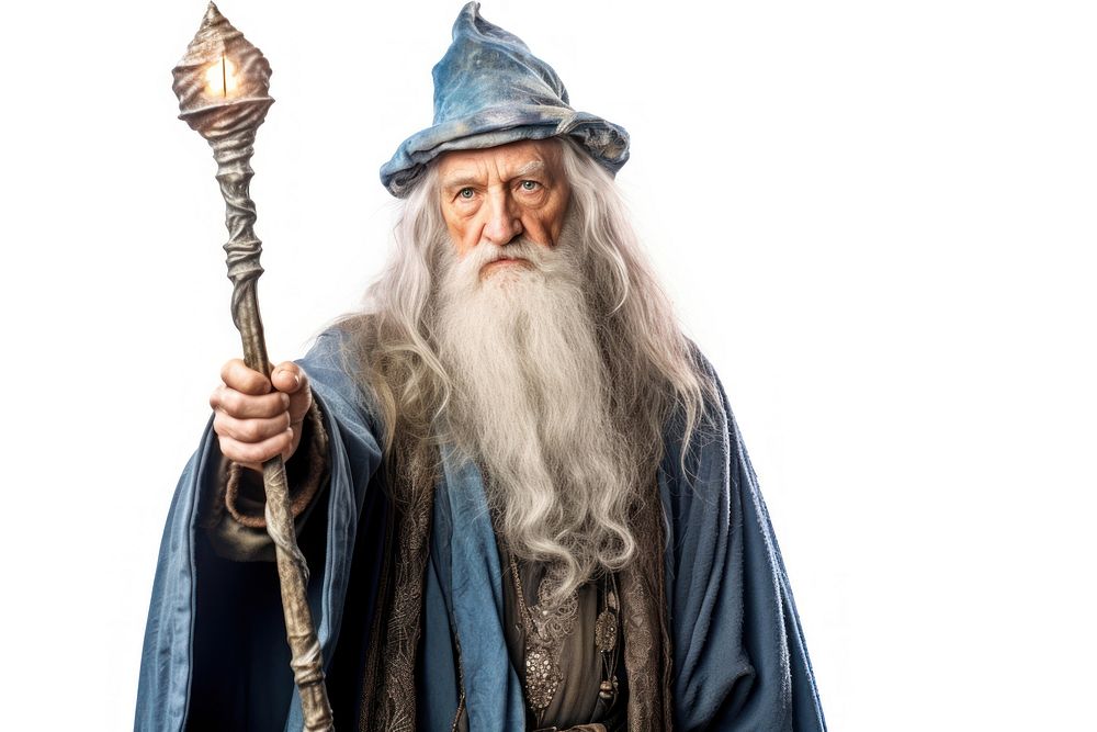 Wizard portrait costume photo. AI generated Image by rawpixel.