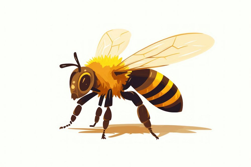Bee insect animal hornet. AI generated Image by rawpixel.