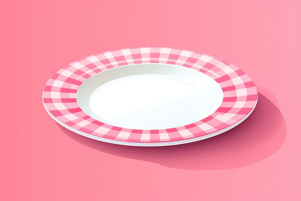 Plate platter pattern saucer. AI generated Image by rawpixel.