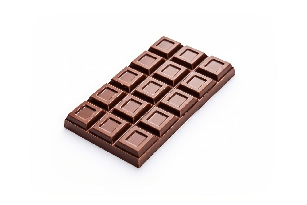 Dessert chocolate food white background. AI generated Image by rawpixel.