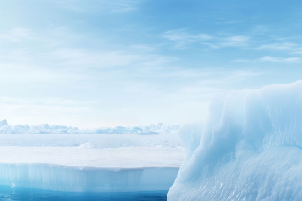 Ice mountain outdoors iceberg. AI generated Image by rawpixel.
