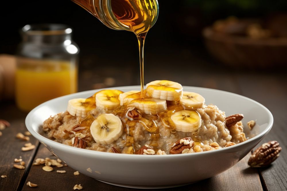 Bowl breakfast food meal. AI generated Image by rawpixel.