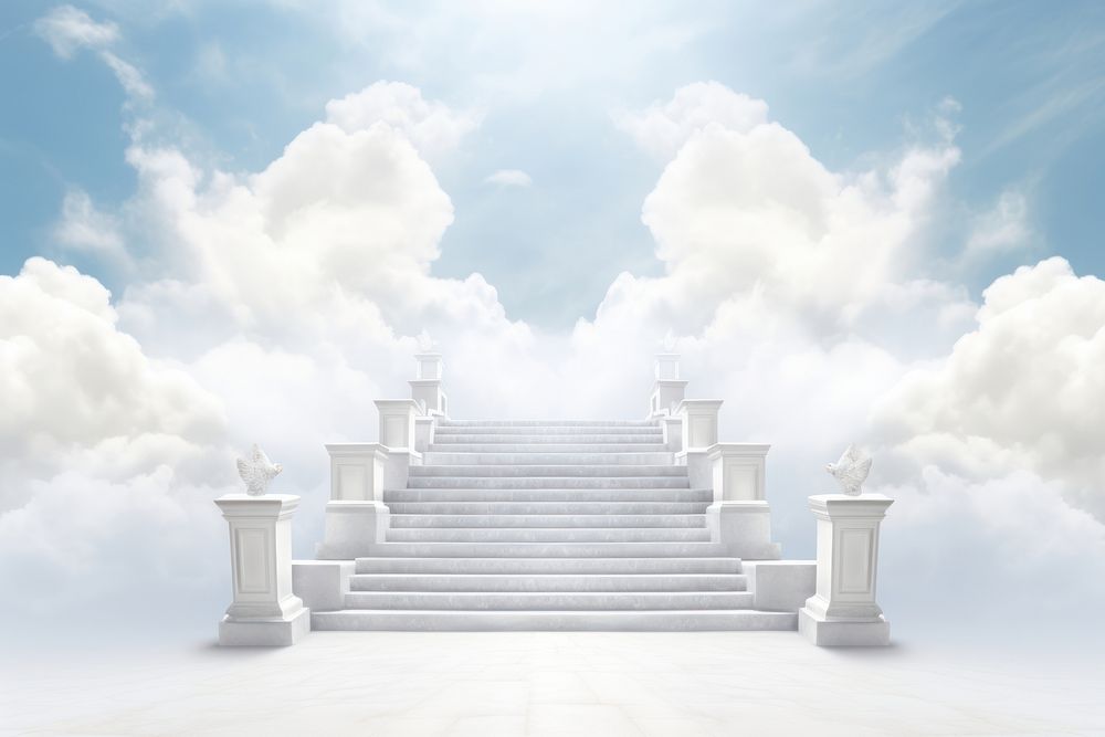 Heaven architecture backgrounds staircase