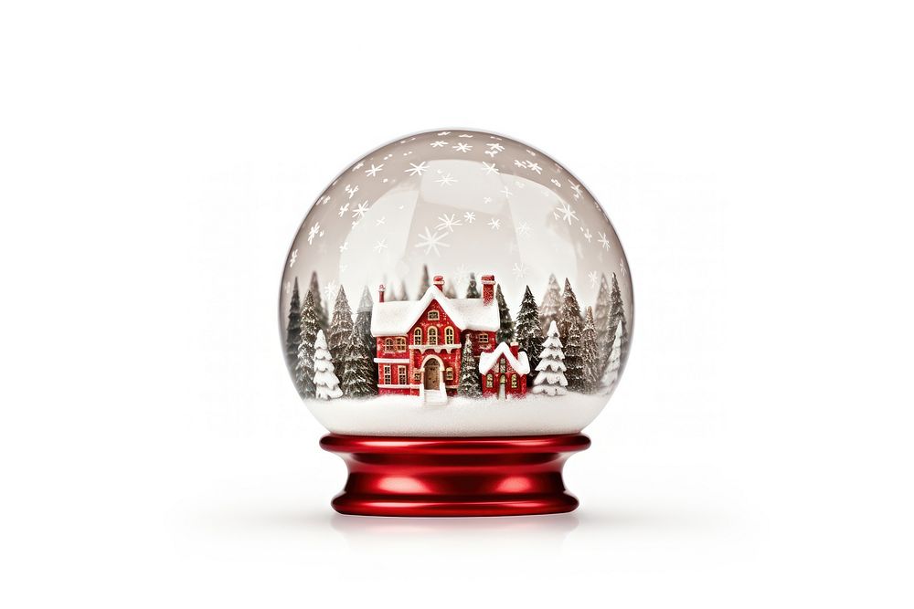 Xmas christmas sphere globe. AI generated Image by rawpixel.