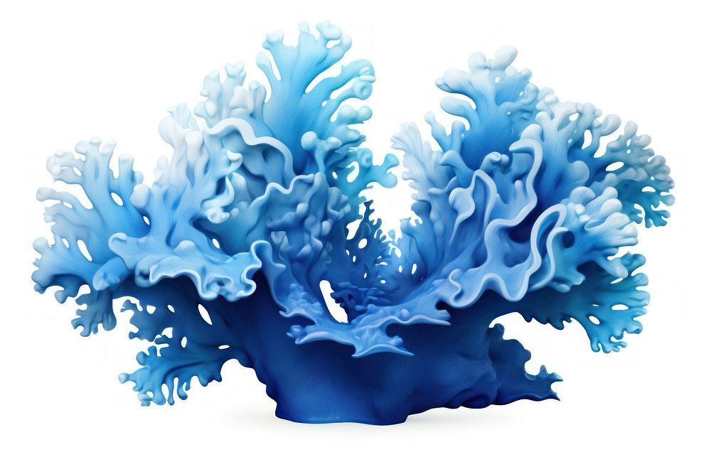 Coral nature blue sea. AI generated Image by rawpixel.