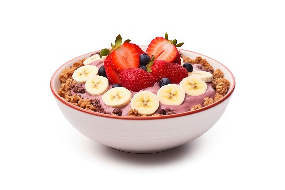 Acai bowl strawberry granola food. | Free Photo - rawpixel