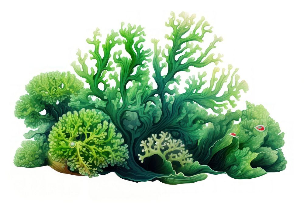 Coral nature green food. AI generated Image by rawpixel.