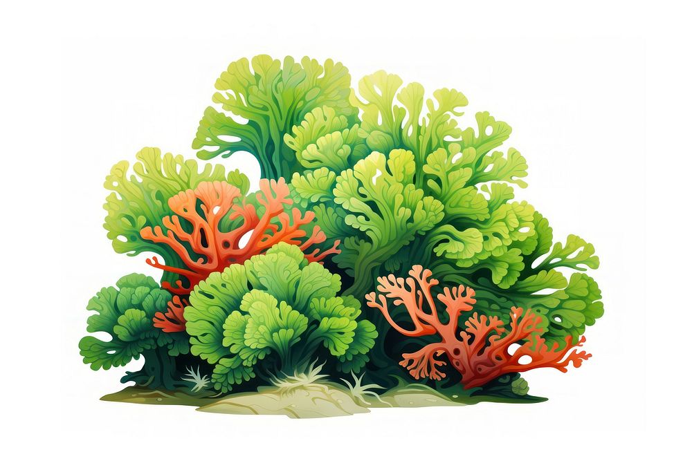 Coral outdoors nature green. AI generated Image by rawpixel.