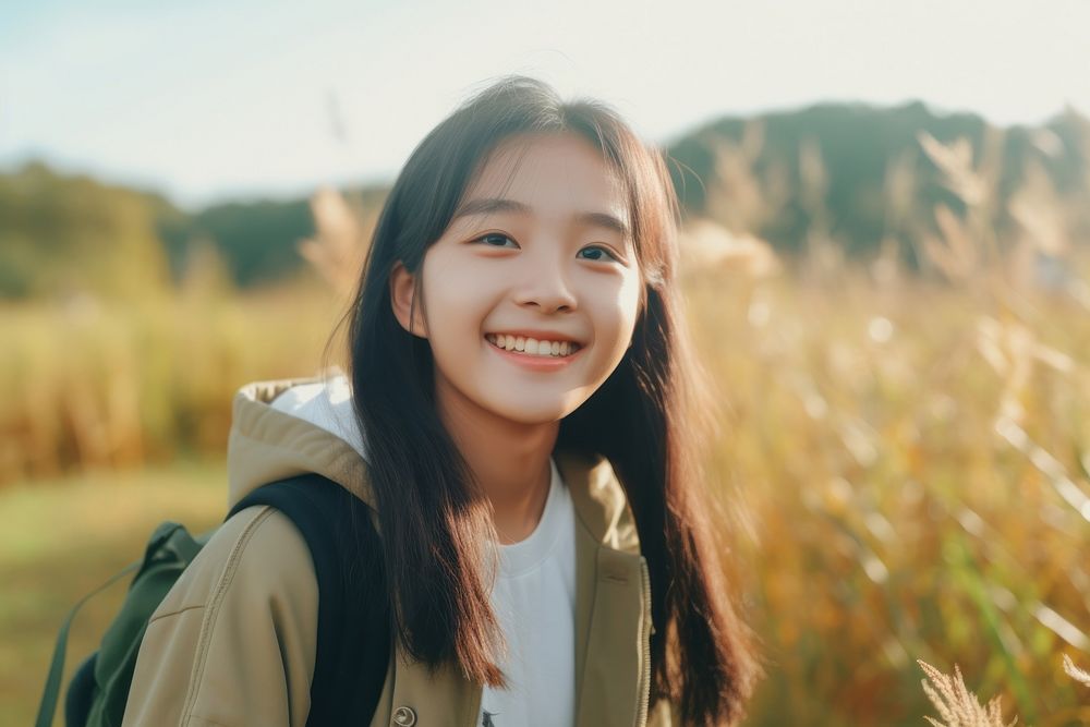 Nature middle school smiling smile. AI generated Image by rawpixel.