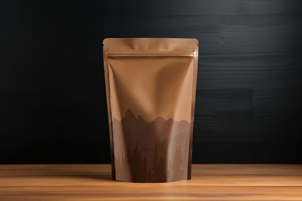 Coffee bean bag, product packaging design