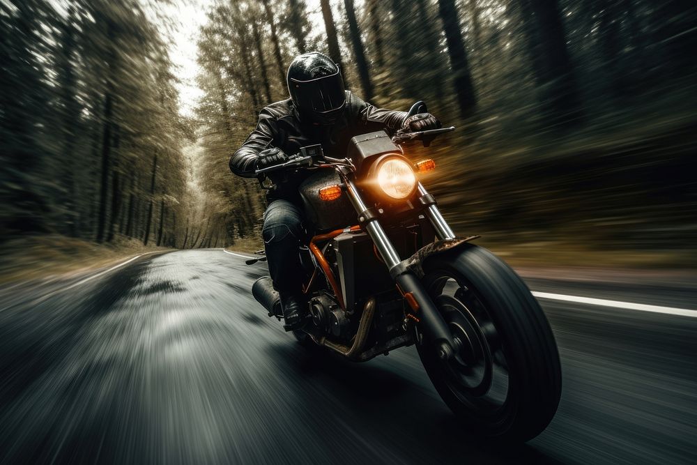 Riding speedy motorcycle vehicle helmet wheel. AI generated Image by rawpixel.