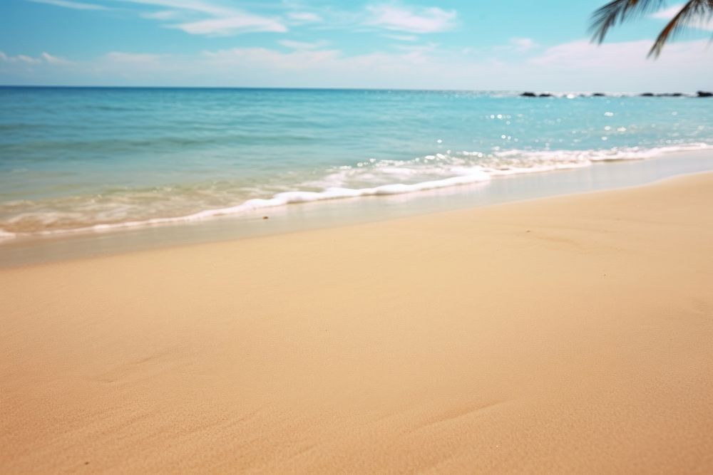 Relax beach outdoors horizon. AI generated Image by rawpixel.