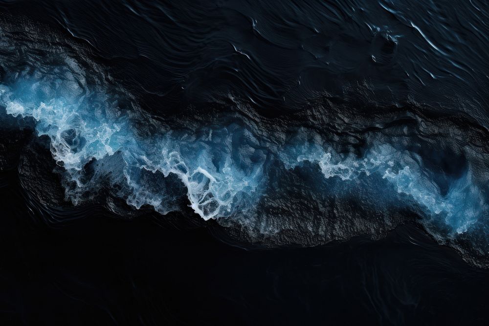 Dark ocean wave background. AI generated image by rawpixel.