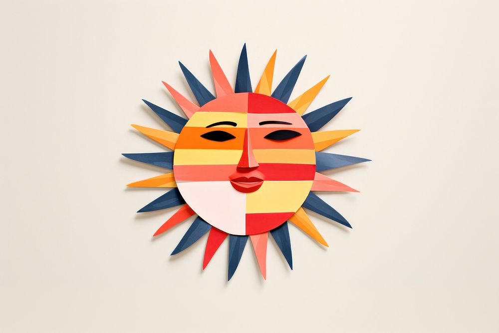 Sun art craft logo. AI generated Image by rawpixel.