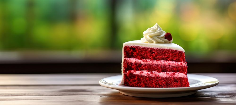 Red velvet cake dessert table food. AI generated Image by rawpixel.