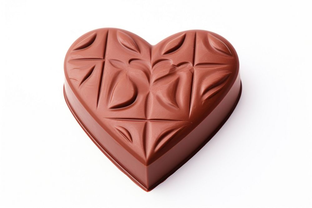 Chocolate confectionery dessert heart. AI generated Image by rawpixel.