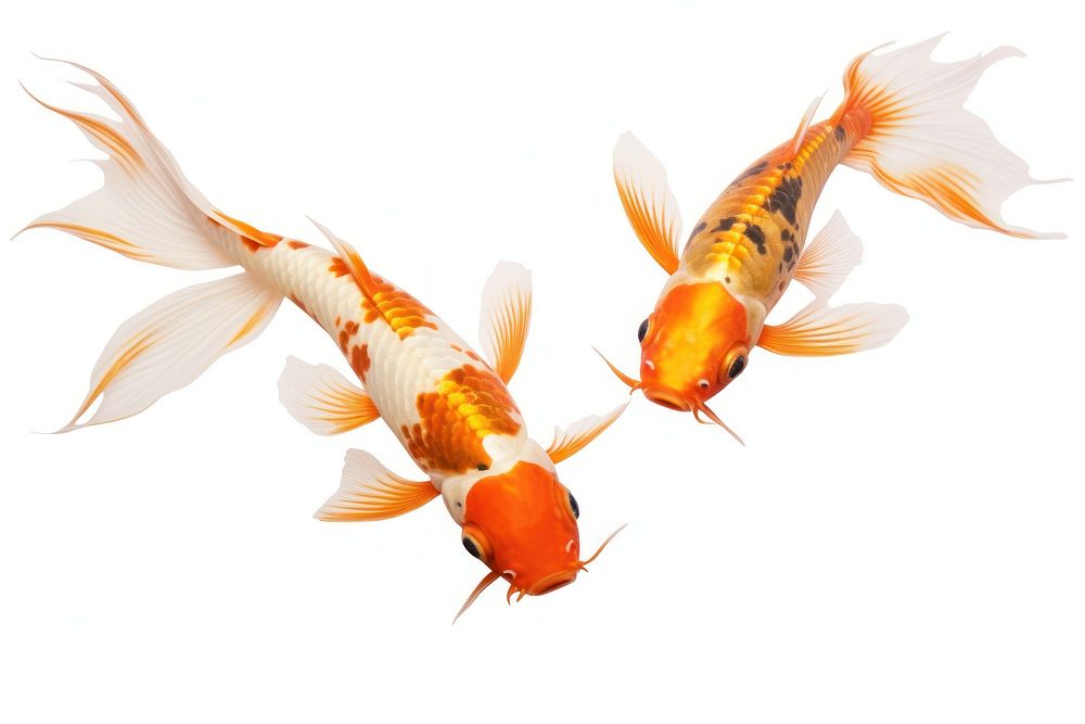 Koi fish koi goldfish animal. AI generated Image by rawpixel.