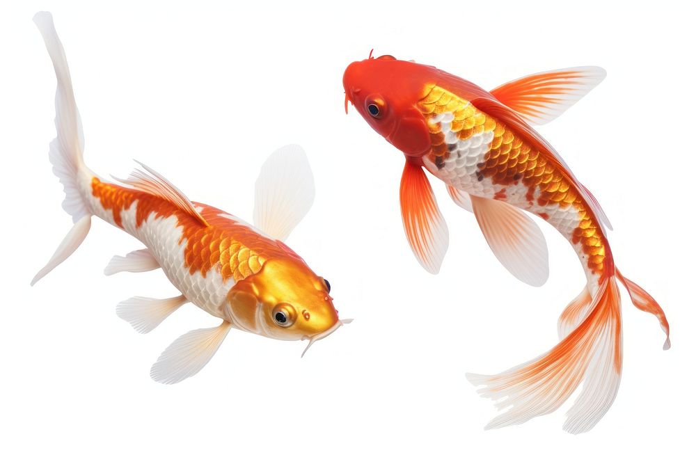 Koi fish goldfish animal koi. AI generated Image by rawpixel.