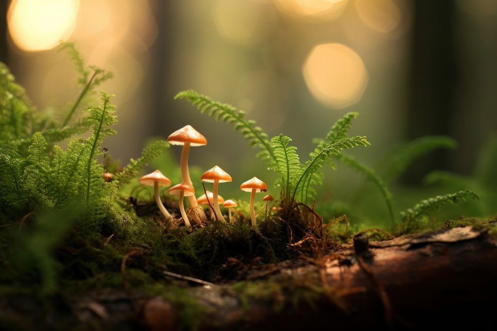 Mushroom nature fungus plant. AI generated Image by rawpixel.