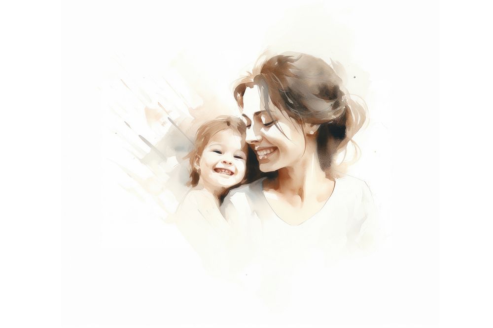 Mother portrait adult smile. AI generated Image by rawpixel.