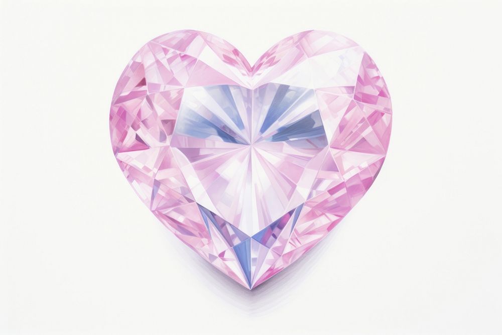 Diamond heart backgrounds gemstone jewelry. AI generated Image by rawpixel.