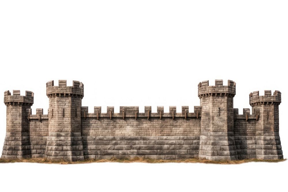 Medieval Castle Wall Architecture Building 