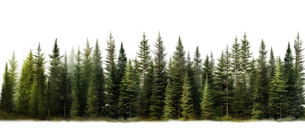 North american forest outdoors woodland nature. AI generated Image by rawpixel.