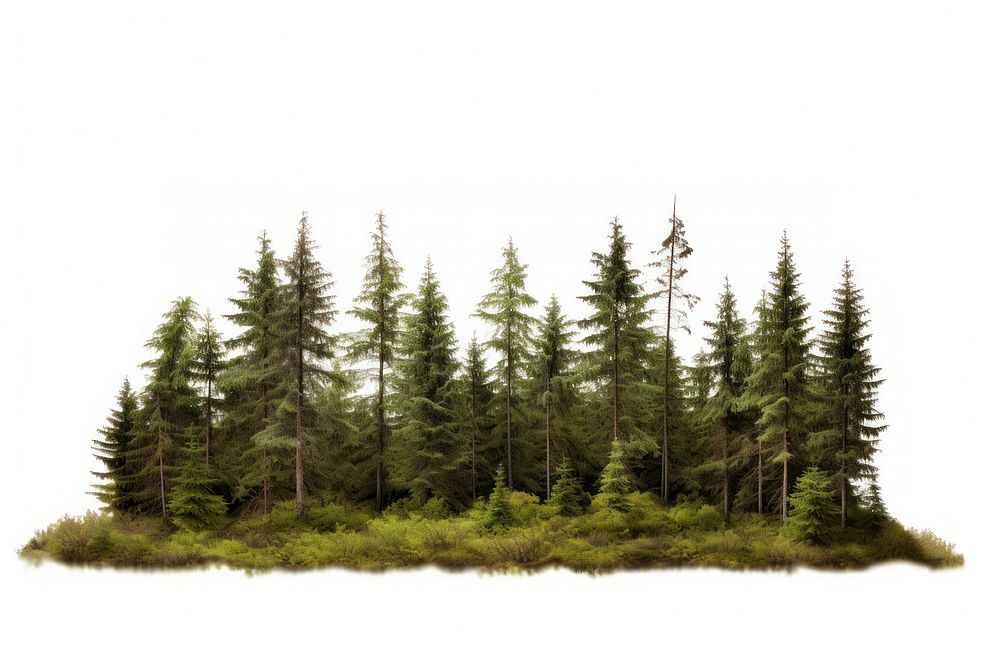 North american forest vegetation outdoors woodland. AI generated Image by rawpixel.