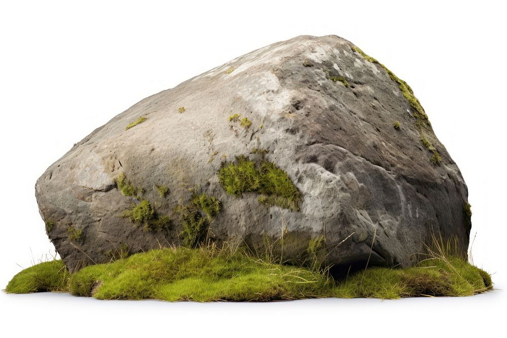 Boulder grass outdoors nature. AI generated Image by rawpixel.