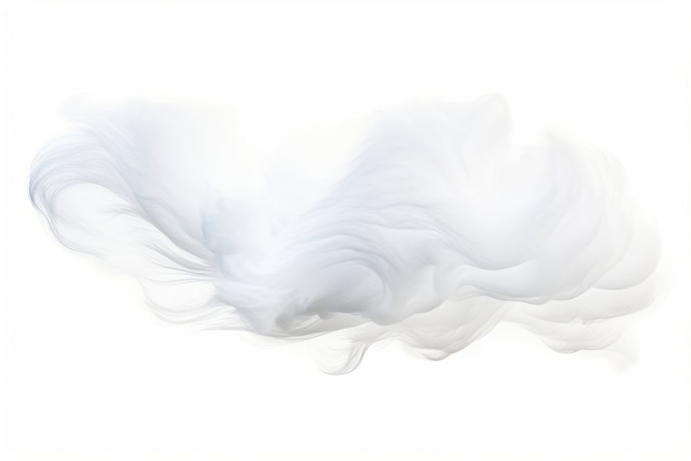 Cirrus cloud white white background lightweight. 