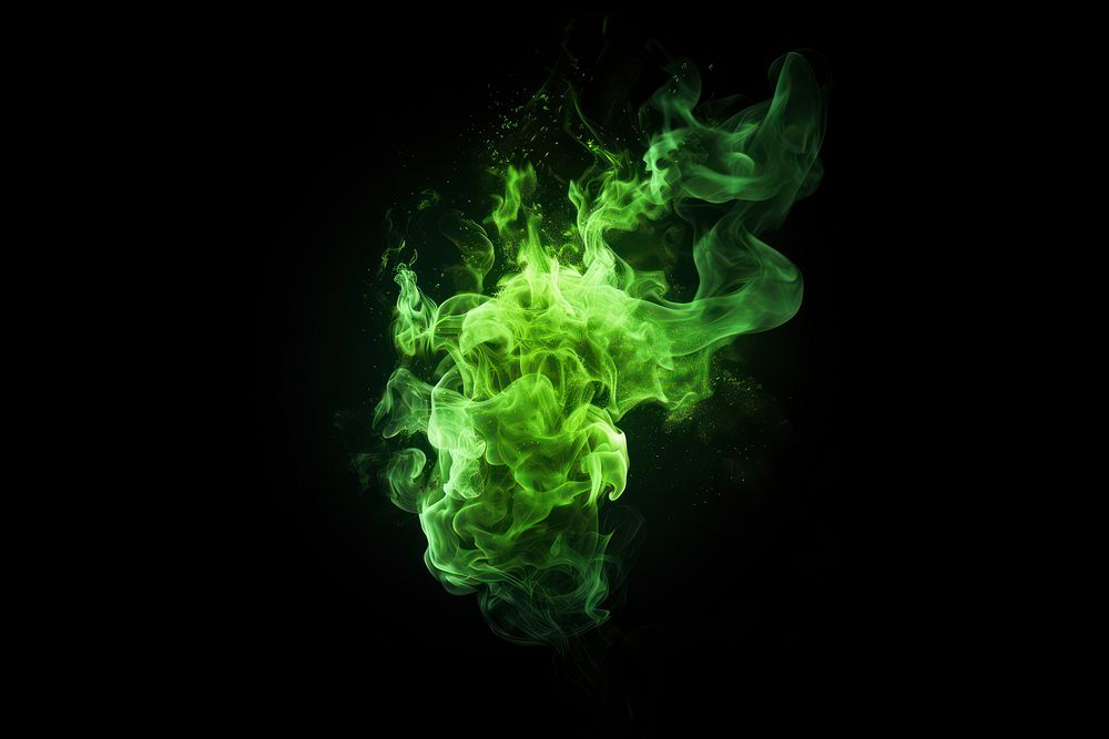 Green fire backgrounds pattern smoke. | Free Photo - rawpixel