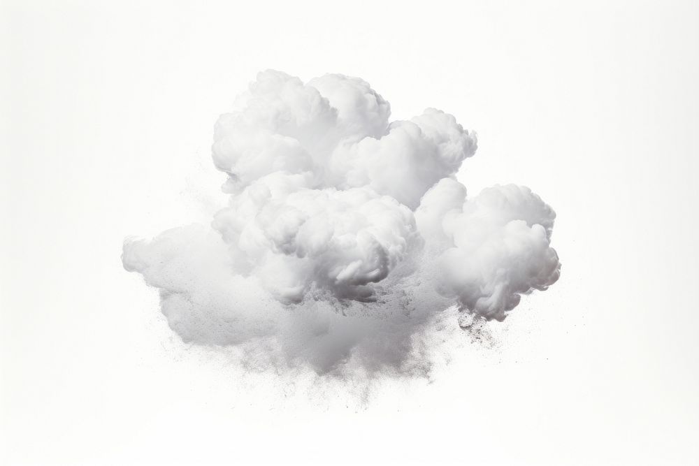 Grey cloud nature white sky. AI generated Image by rawpixel.