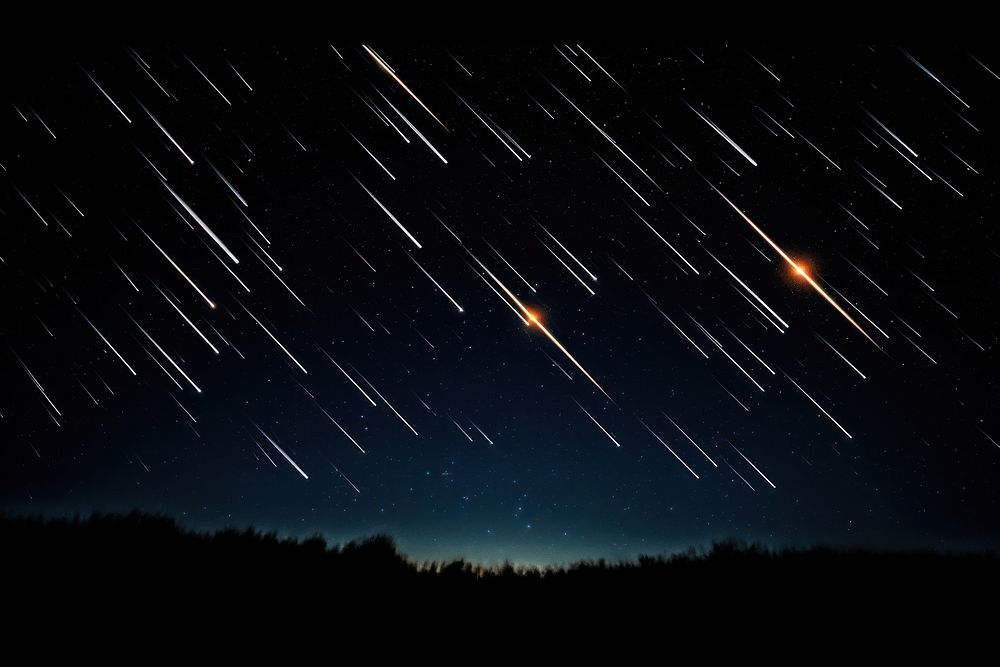 Shooting stars night astronomy outdoors. | Free Photo - rawpixel