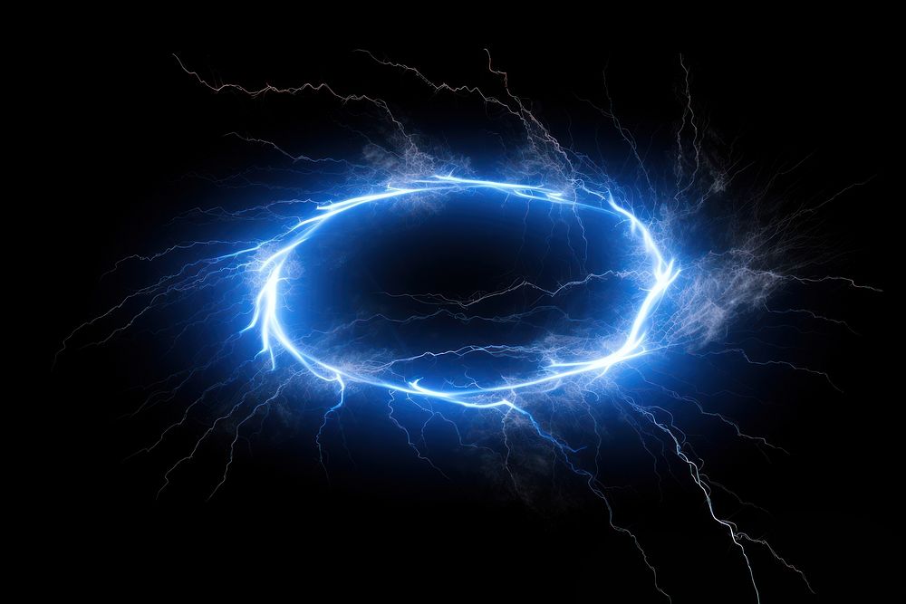 Thunder moving fast thunderstorm lightning outdoors. AI generated Image by rawpixel.