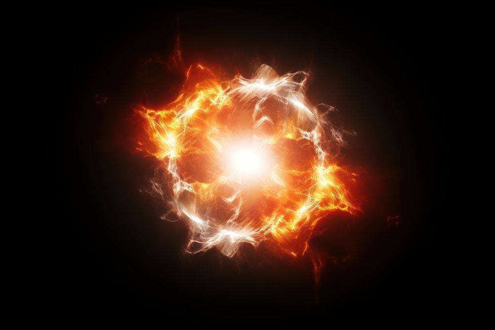 White bright sun fire astronomy light. AI generated Image by rawpixel.