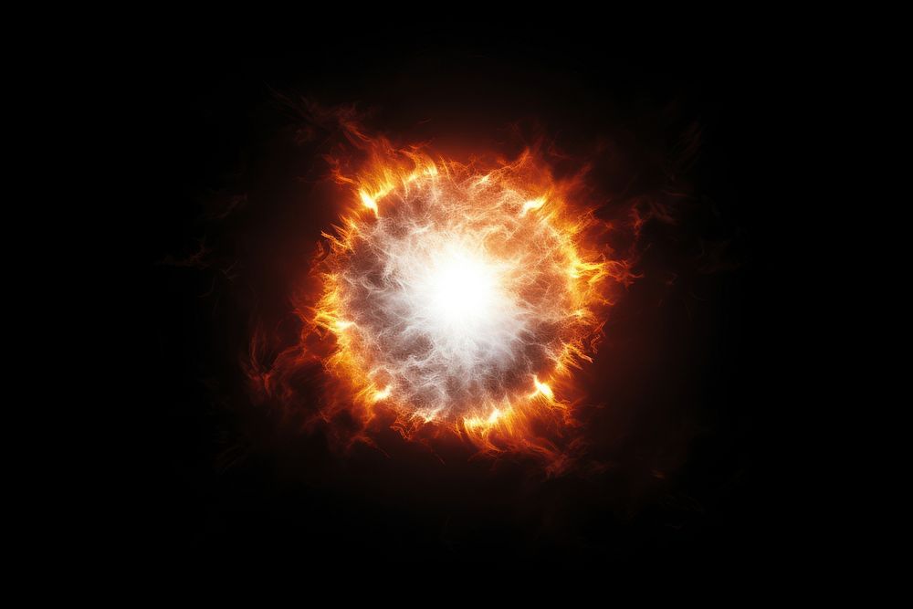 White bright sun fire backgrounds astronomy. AI generated Image by rawpixel.