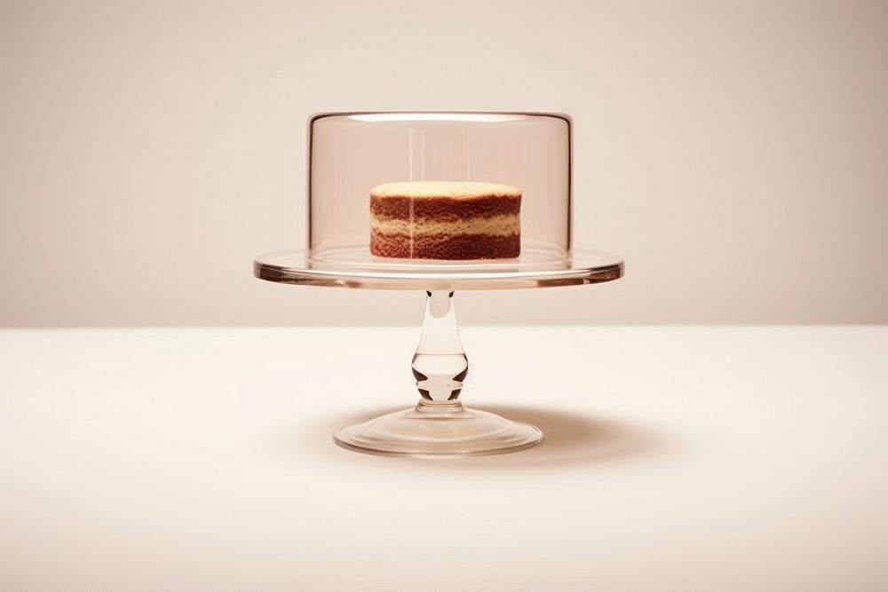 Cake stand glass table dessert. AI generated Image by rawpixel.