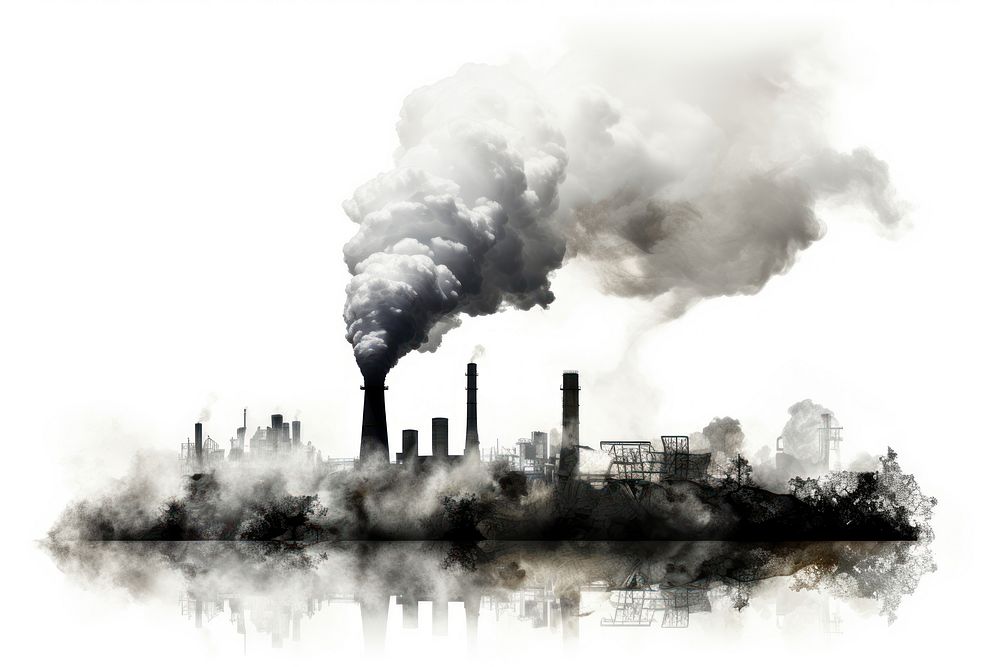 Pollution pollution architecture outdoors. AI generated Image by rawpixel.