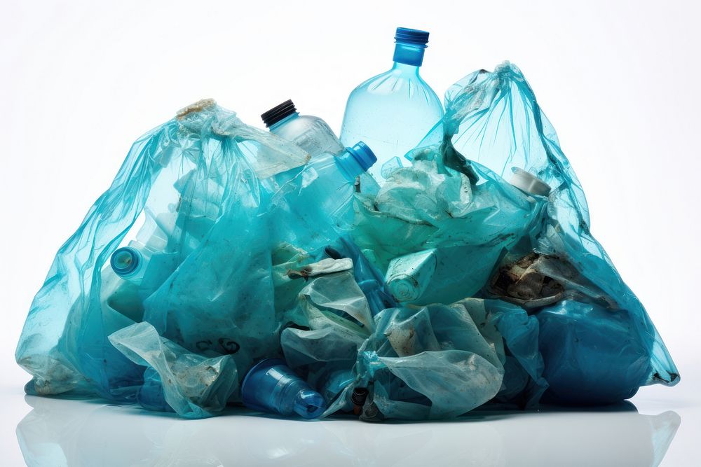Pollution plastic pollution bag. AI generated Image by rawpixel.