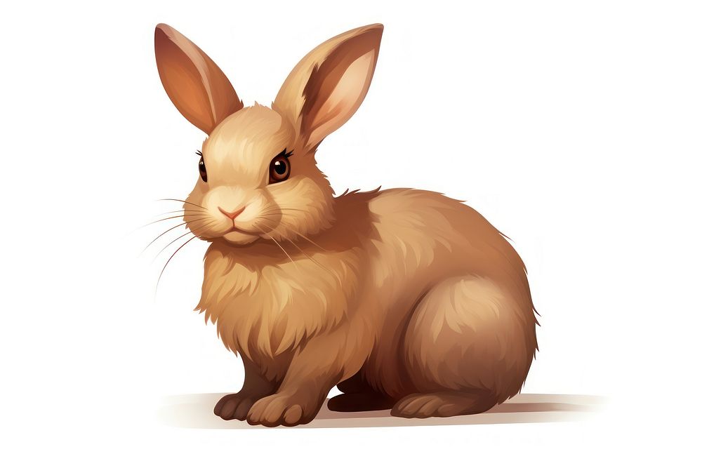 Rabbit mammal rodent animal. AI generated Image by rawpixel.