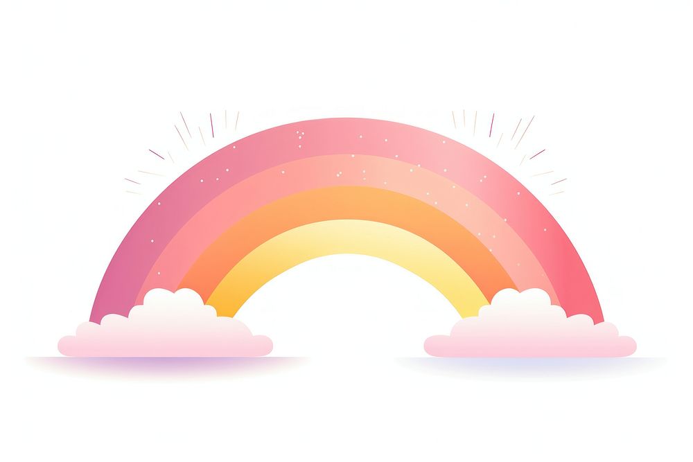 Rainbow rainbow nature sky. AI generated Image by rawpixel.