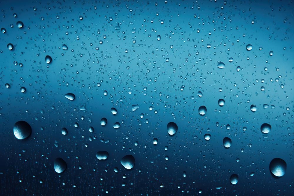 Backgrounds water drop blue. AI generated Image by rawpixel.