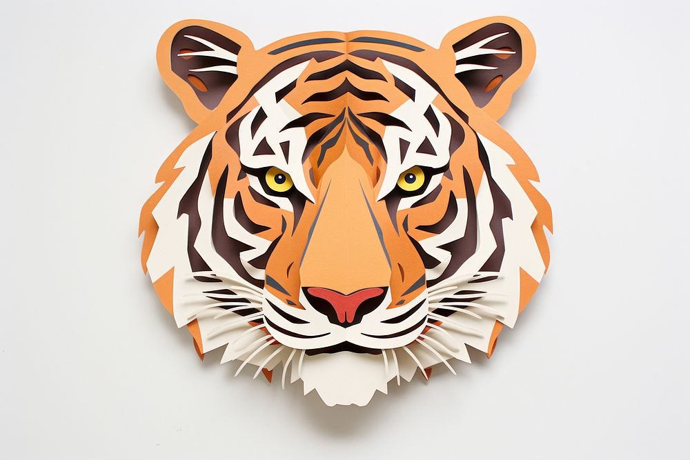Tiger tiger animal art. AI generated Image by rawpixel.