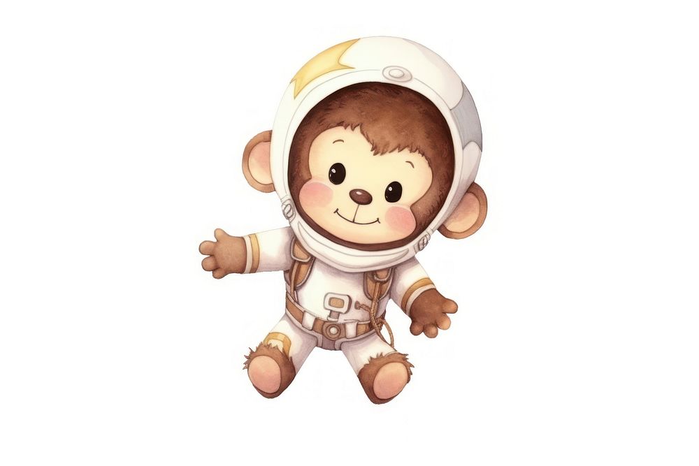 Astronaut cartoon cute toy. AI generated Image by rawpixel.